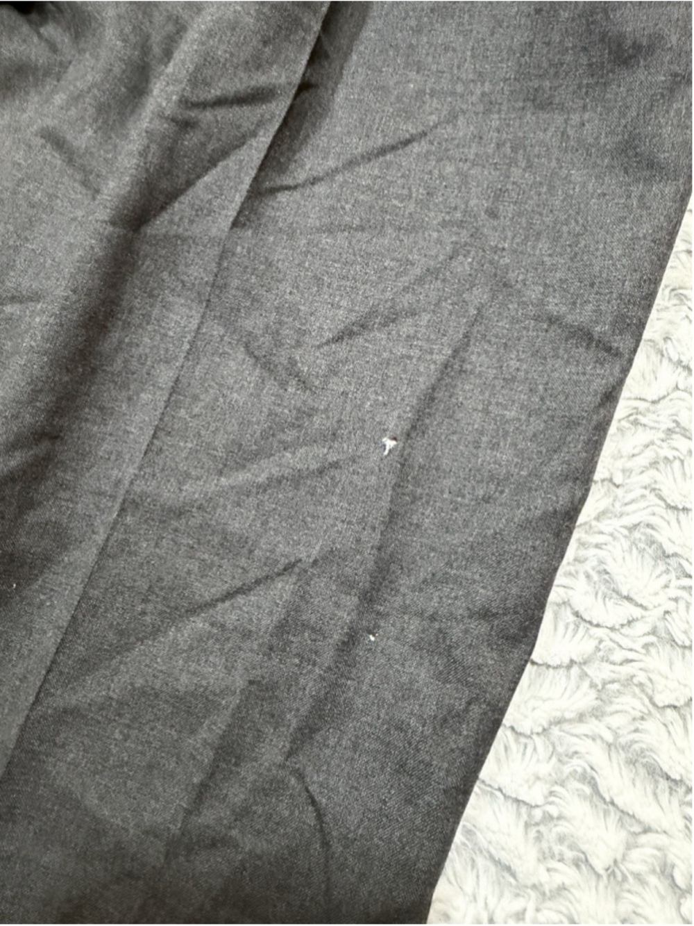 Lauren Ralph Lauren Total Comfort Gray Pleated Wool Twill Dress Pants 34" - Picture 6 of 9
